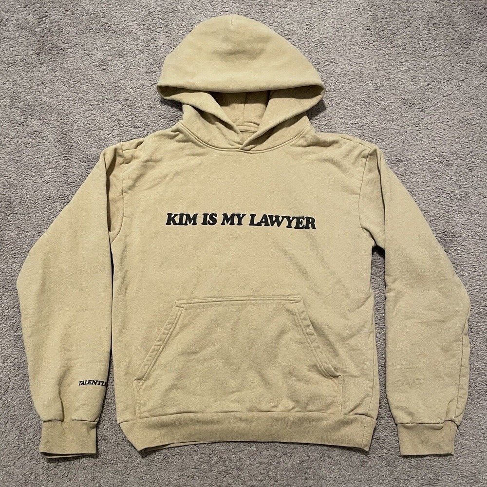 TALENTLESS Tan Hoodie - Kim Is My Lawyer
